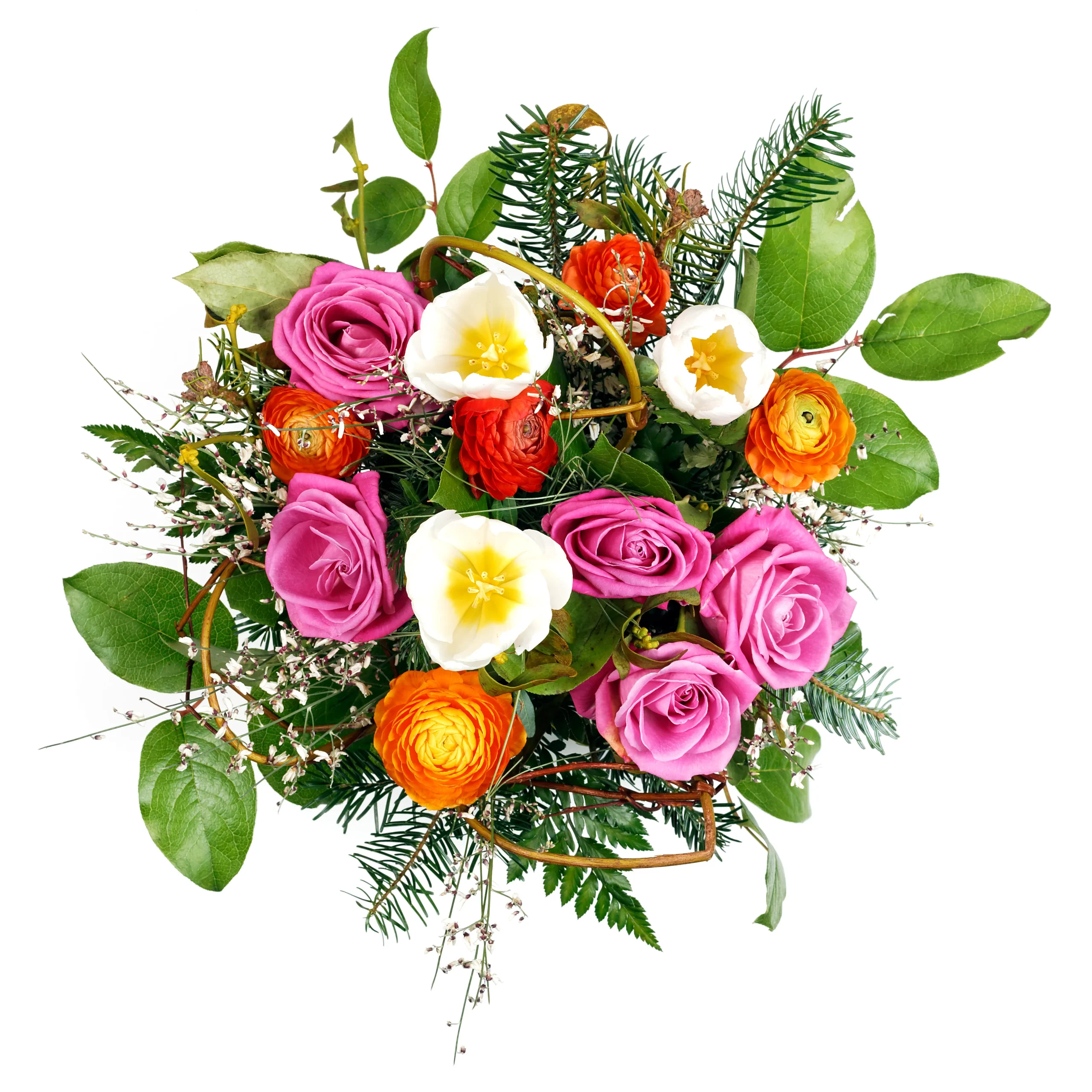 Colourful get well flowers