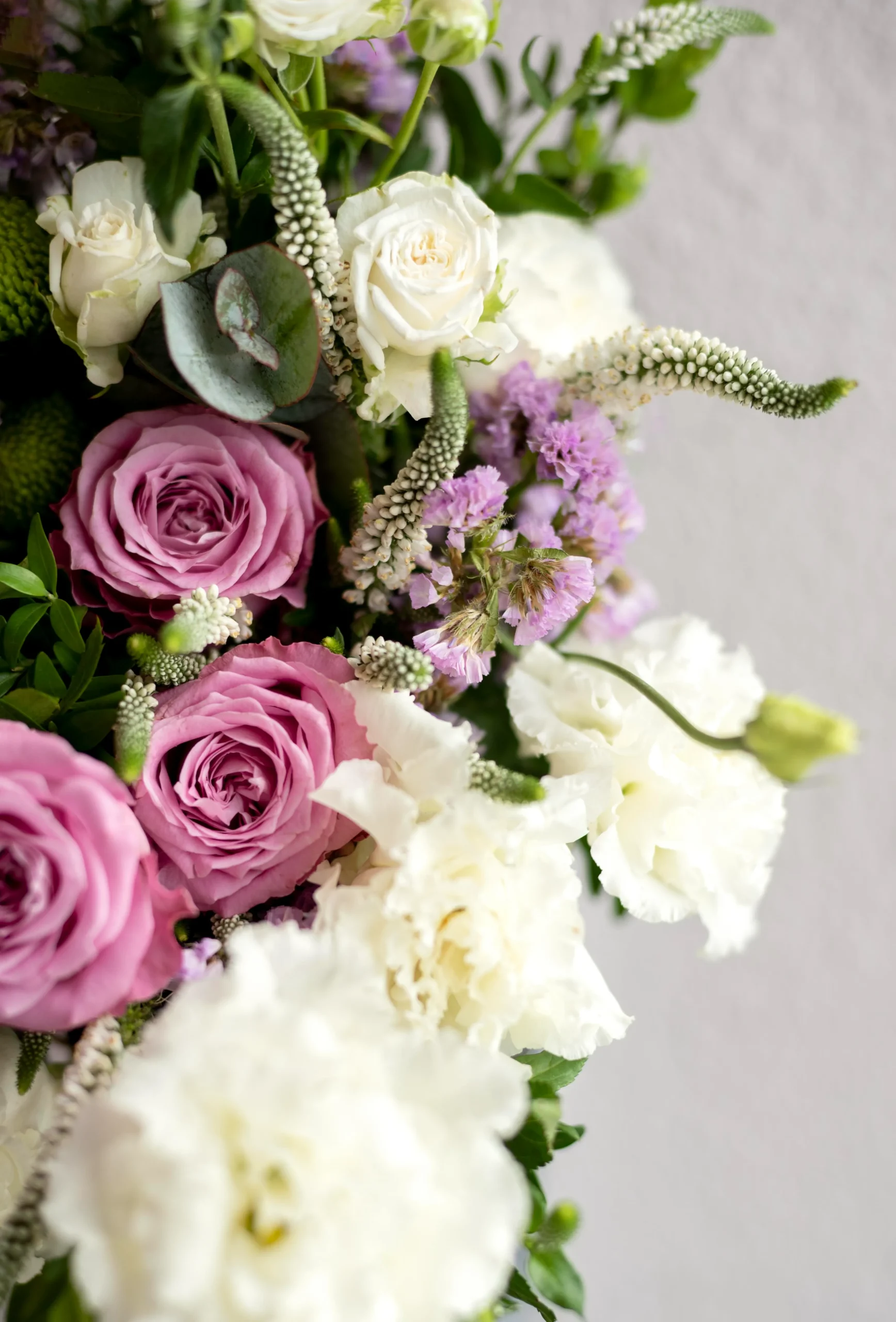 Beautiful flower bouquet detail for wedding florals