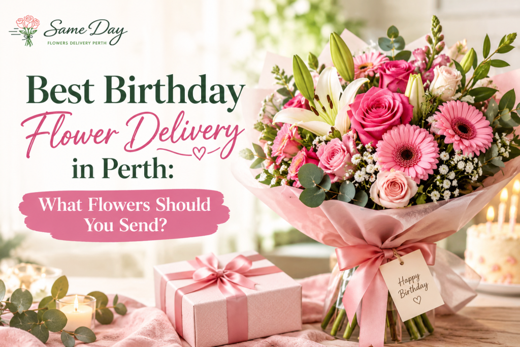 Best birthday flower delivery in Perth with fresh flowers for loved ones.
